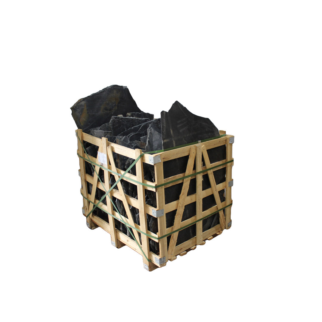 Black Slate Crazy Paving Crate