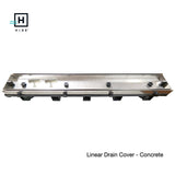 HIDE Concrete Linear Drain Hardware