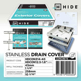 HIDE Concrete Drain Cover Kit 314 mm