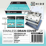 HIDE Concrete Drain Cover Kit 342 mm