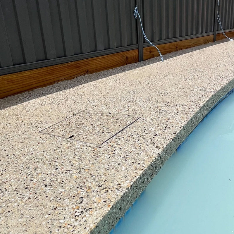 HIDE Concrete Skimmer Lid for Swimming Pools