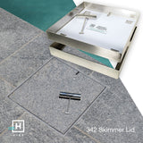 HIDE Skimmer Box Lid Stainless Steel