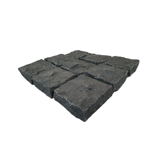 Black Granite Cobblestones Natural Split